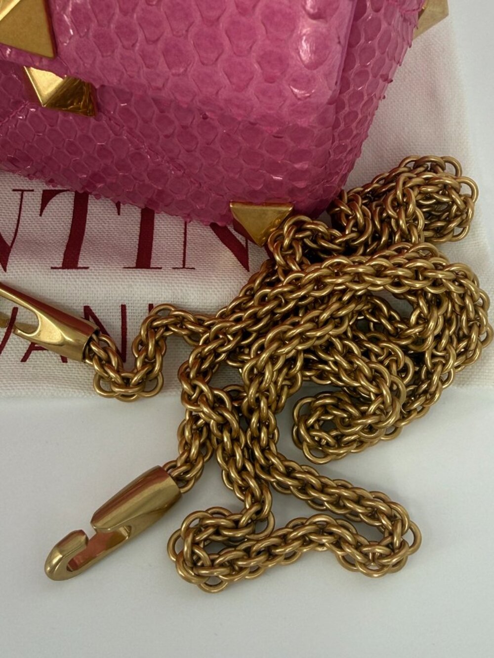 Valentino Garavani Genuine Python Roman Stud - Medium - Picture 14 of 15